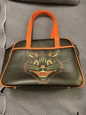 Sourpuss Crazy Cat Bowler Bag