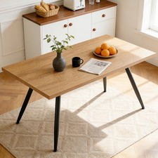 Home 5 Piece Dining Table Chairs Set  With metal Legs For Home& Restaurant