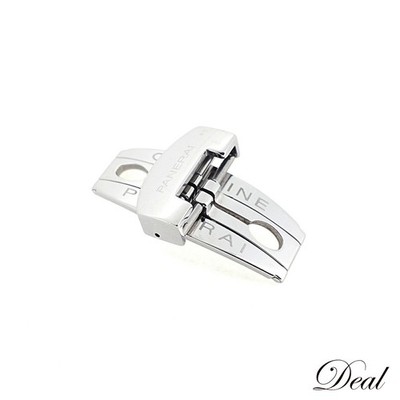 Panerai Echt 20 mm Silber Stahl D-Schließe Herren Uhrenarmband} aus Japan