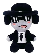 Forsaken Chance Plush Toy Game Figure Doll Sitting Men Plushie In Suits Kid Gift