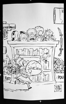 I Hate Fairyland #46 CVR E Skottie Young Youngblood Team Up B&W Variant NM