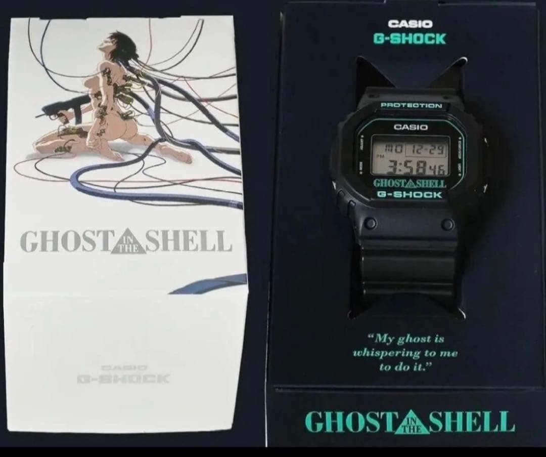 攻殻機動隊 G-SHOCK DW-5600 ② CASIO G-SHOCK DW-5600 Ghost in the Shell Collaboration Motoko