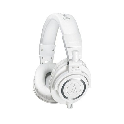 Audio Technica ATH-M50xWH Monitor Headphones w/ 3 Interchangeable cables - WHITE