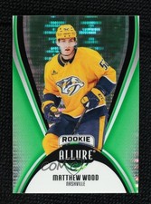2025-26 Upper Deck Allure Rookies Green Quartz 24/99 Matthew Wood #119 1o4m