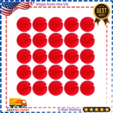 25Pcs Red Clown Noses Cosplay Noses Foam Circus Noses for Halloween Carnival 2x2