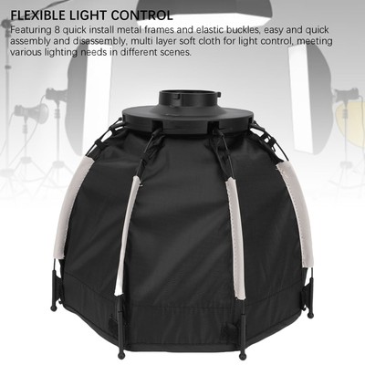 Octagonal Softbox Portable Softbox Promote Light Output Quick Setup Deep Mouth