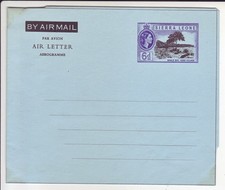 SIERRA LEONE   Air Letter  Aerogramme  6d mint