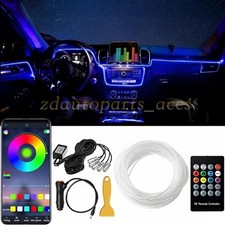 Led Car Interior Strip Light Atmosphere Neon Glow App-control Ambient Light Kit