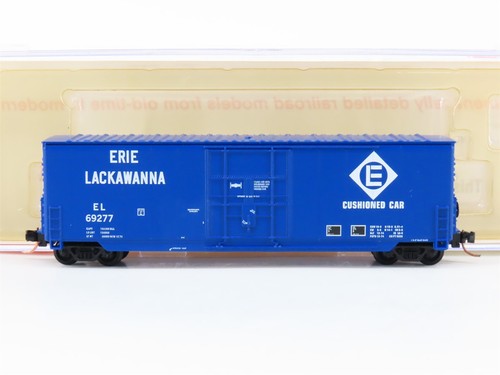 Coche de carga Hi-Cube escala N Roundhouse 82005 EL Erie Lackawanna 50' #69277 actualizado  | Zustand: Used