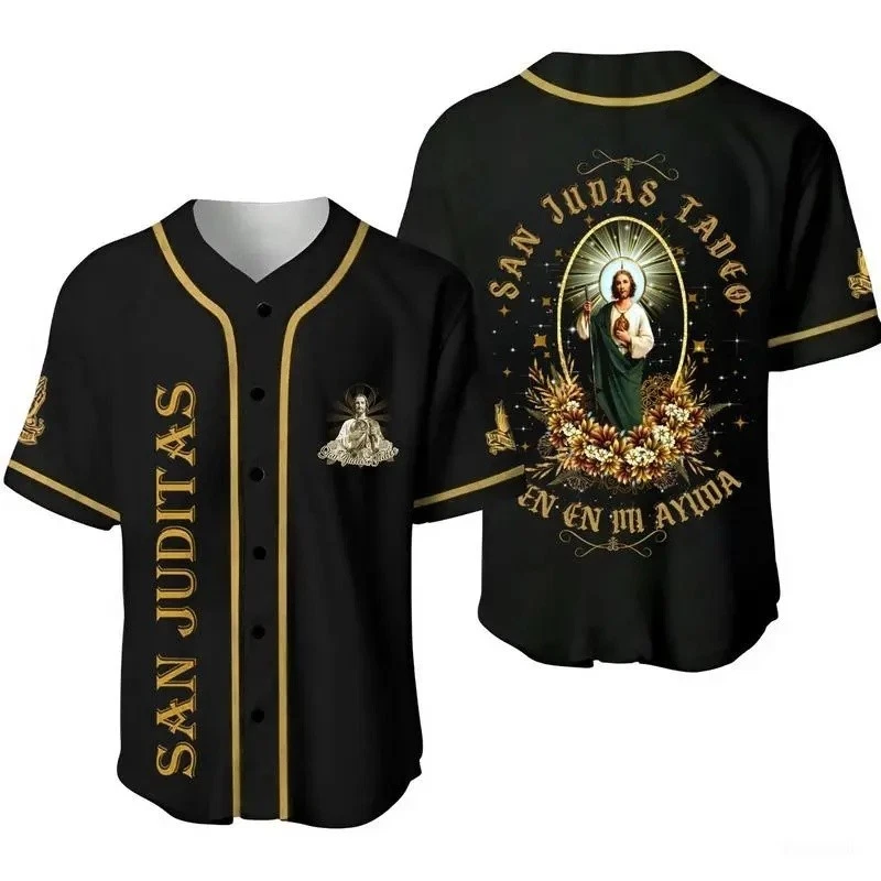 San Judas Tadeo Baseball Jersey – Sanjuditas Hope Mexico Gift Unisex