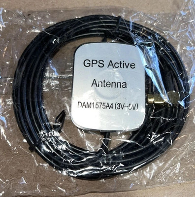 Lot of 3 GPS Active Antenna DAM1575A4 5m Connector SMA Antenna Type A 3.3V