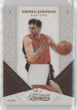 2009-10 Timeless Treasures Materials Prime 8/10 Andrea Bargnani #43 md3