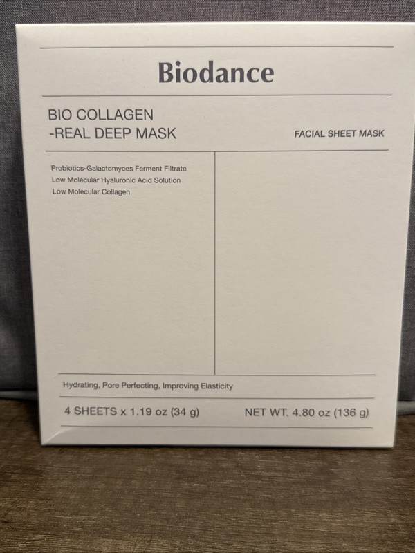 Biodance Bio Collagen Real Deep Mask Set Of 4 Masks. Sealed Box Expires 12/8/27
