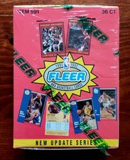 1991-92 FLEER BASKETBALL UPDATE FACTORY SEALED BOX
