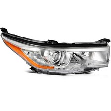 For 2014-2016 Toyota Highlander Chrome Housing Right Side Headlights Assembly