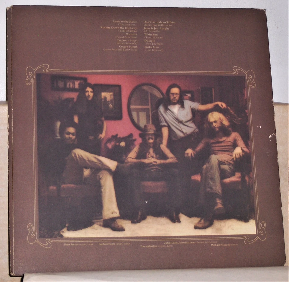 The Doobie Brothers - Toulouse Street - 1975 Vinyl LP Record Album - Image 2 of 2