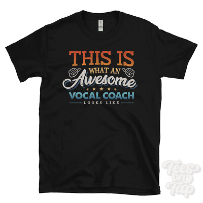 SO SIEHT EIN TOLLER VOCAL COACH LUSTIGES T-SHIRT AUS