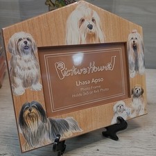 Picture Hound Frame DFB13 Lhasa Apso Dog 3x5 4x6 NEW Pet Puppy