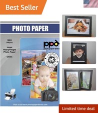 100 Sheets Inkjet High Gloss Photo Paper 8.5x11 64lbs 240gsm 10.9mil Letter S...