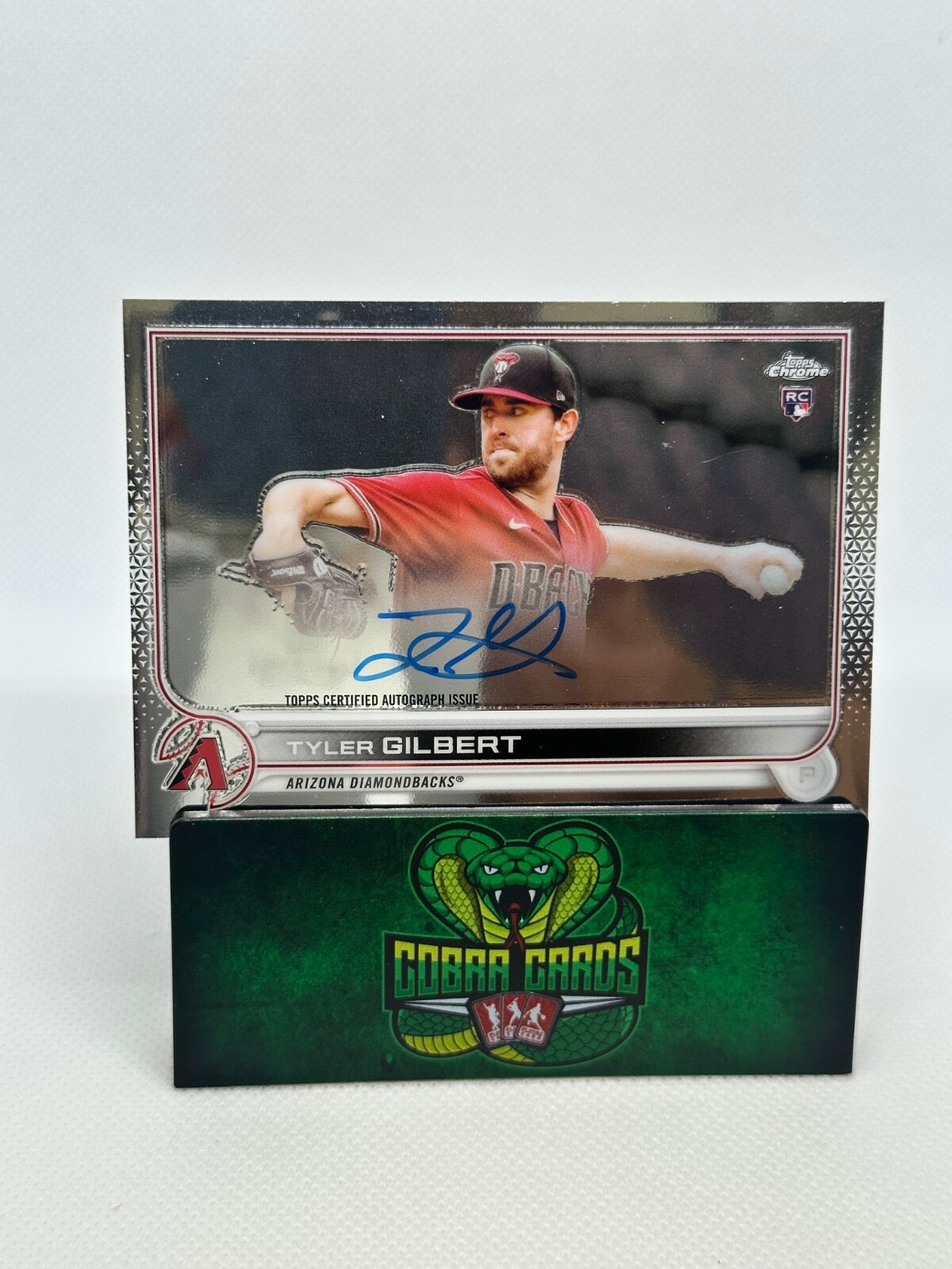 2022 Topps Chrome TYLER GILBERT #RA-TG DBacks Rookie On-Card Autograph RC Auto
