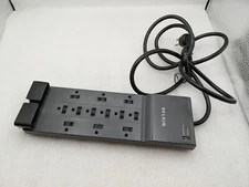 Belkin BE112230-08 12-Outlet Surge Protector Power Strip 120V 15A 1800W Free S/H