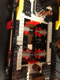 1989 LEGO 6285 Pirates I Black Seas Barracuda (Dark Shark) Pirate Ship