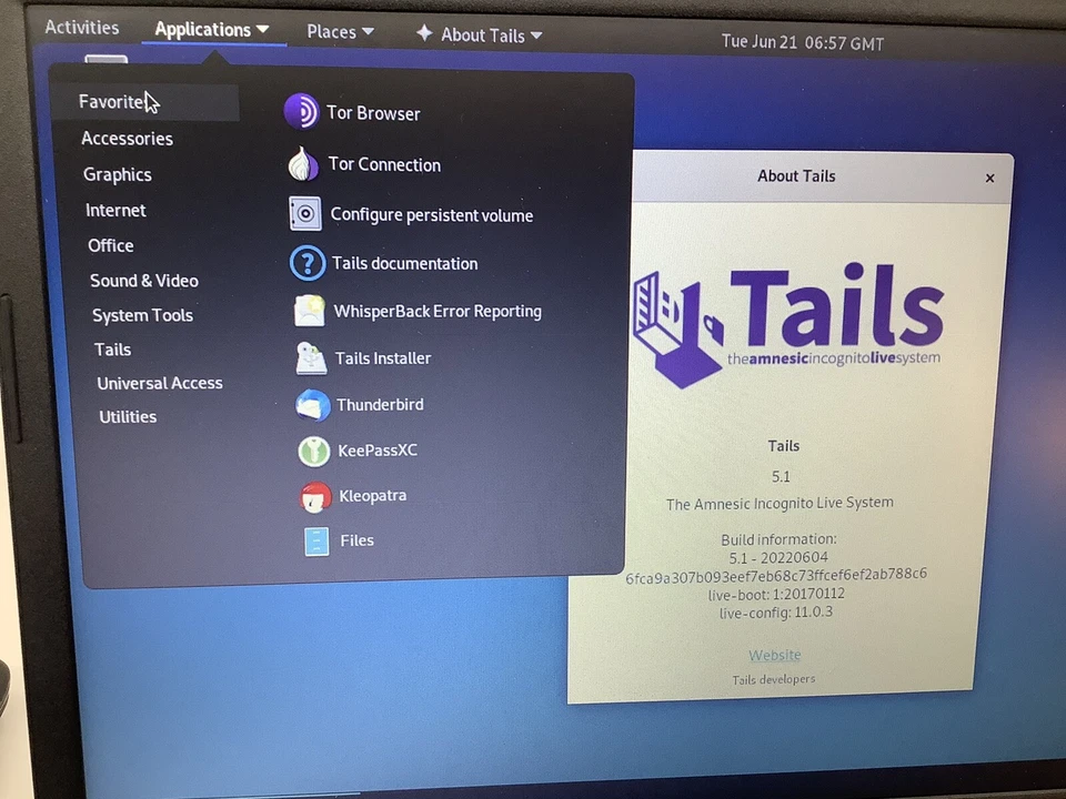 Tails 6.11 - Secure Live Boot USB - 32GB PNY 3.0 Drive - Privacy Focused, Tor - Image 2 of 4