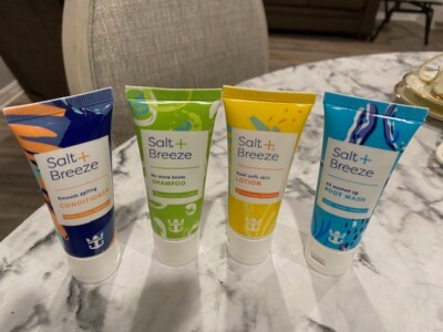 Royal Caribbean Cruise - Salt + Breeze Shampoo, Conditioner, Body Wash, Lotion
