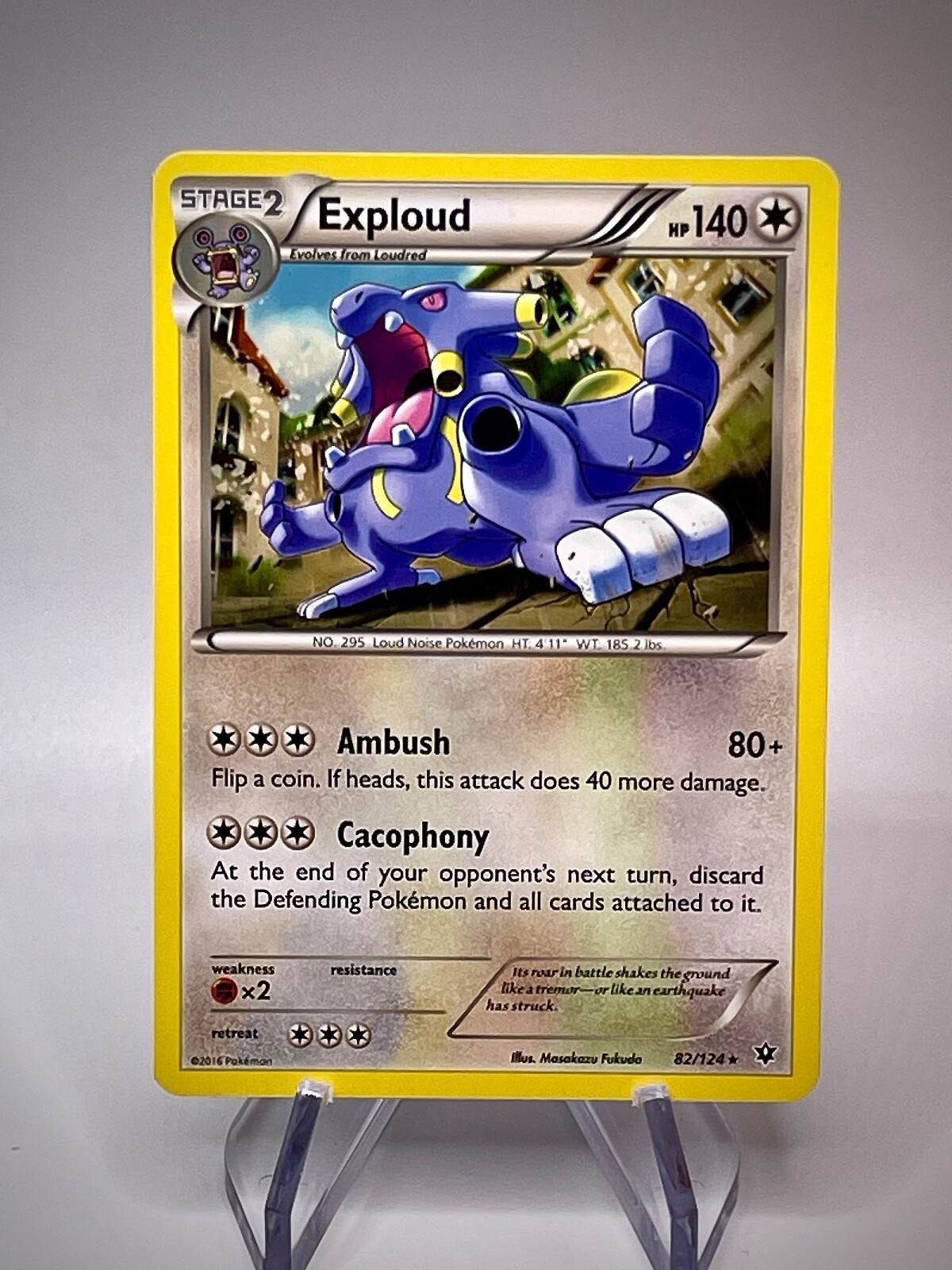 Pokémon TCG Exploud Fates Collide 82/124 Regular Rare