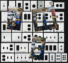 Lego Ninjago Ninja characters Light Switch Outlet wall Cover Plate Home decor