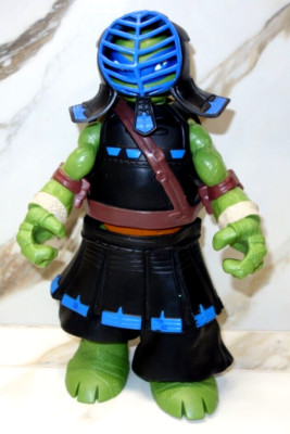 11'' TMNT Leonardo Ninja Turtle SAMURAI Playmates Action Figure 2012 Viacom 