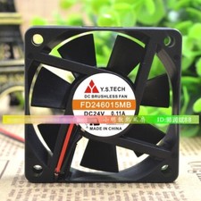 1 pcs Y. S.TECH FD246015MB 6015 24V 0.09A frequency converter ball cooling fan