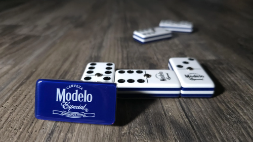 Modelo Domino Jumbo size, Corona, dominoes, domino set, dominoes set, Play card - Picture 2 of 6