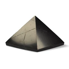 Shungite World Shungite Pyramid - Various sizes ( Polished or Unpolished )