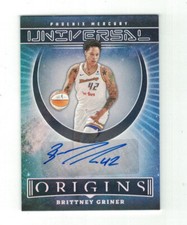 BRITTNEY GRINER 2023 Panini WNBA Origins AUTO Universal Phoenix Mercury STAR