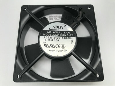 for ADDA AA1252MB-AW 220v 0.11A 12CM Cooling Fan for ADDA AA1252MB-AW 220v 0.11A 12CM Cooling Fan