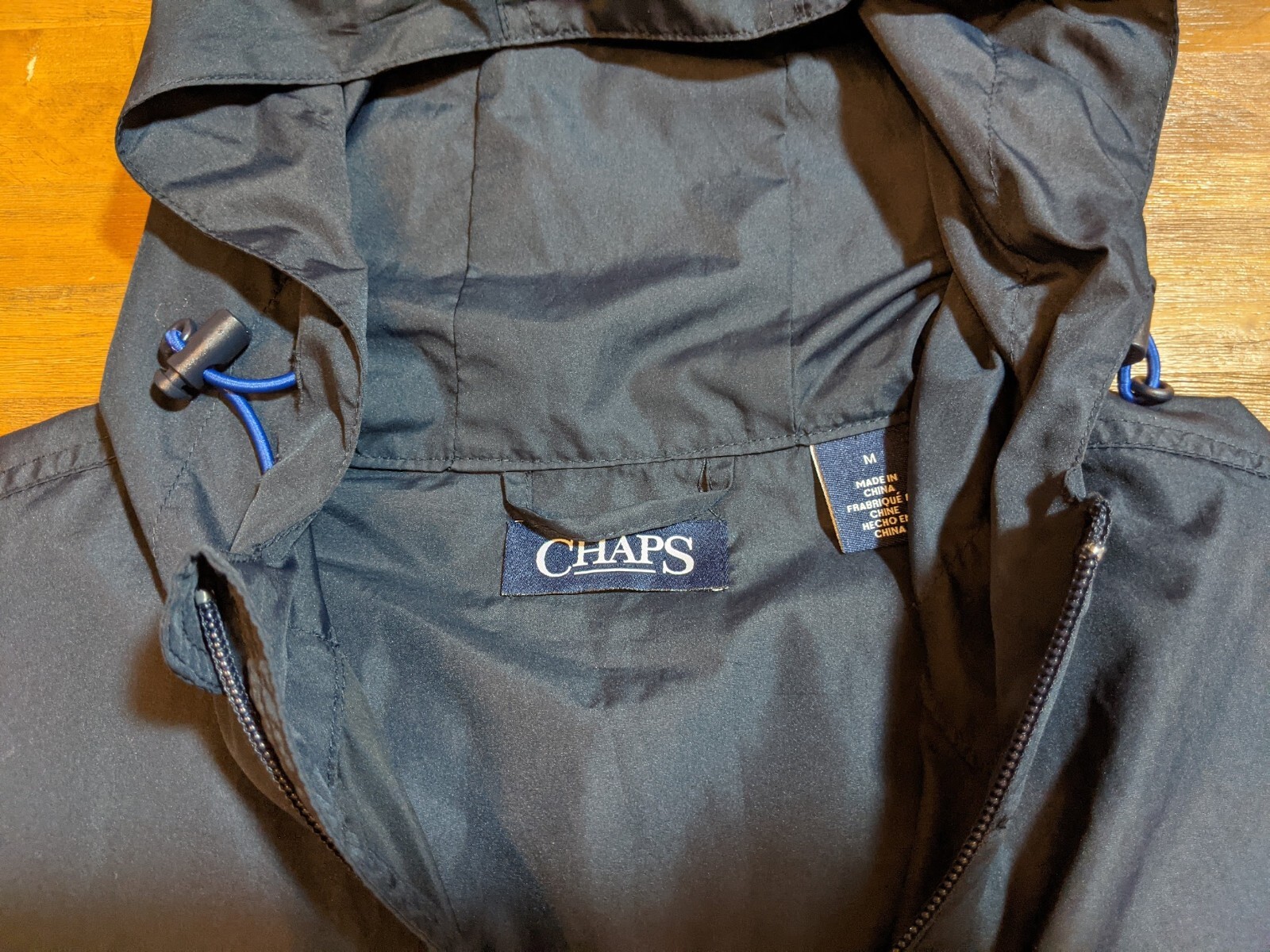 CHAPS PACKABLE WINDBREAKER RAIN RESISTANT JACKET … - image 6
