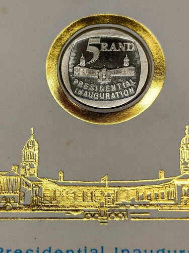 South Africa - "NELSON MANDELA ~ PRESIDENTIAL INAUGURATION" Coin Cover PNC 1994 - Picture 10 of 14