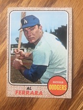 1968 TOPPS #34 AL FERRARA  DODGERS