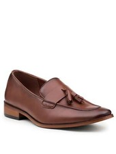 Boys Tan Tassel Loafers, Wedding, Party, Smart, Casual Loafer Shoes