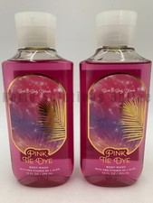 Bath  Body Works Pink Tie Dye Body Wash Aloe  B5 Full Size 10 fl oz S/2 6024A