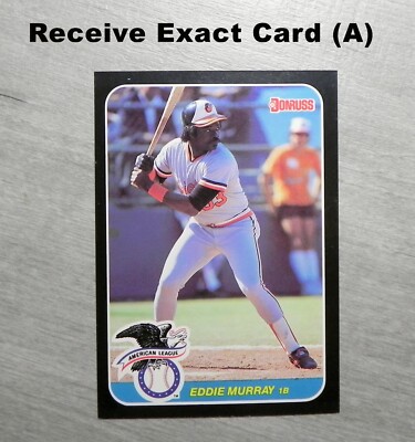 EDDIE MURRAY 1987 Donruss 3.5'' x 5'' All-Star Card #31 _ Exact Card (A)
