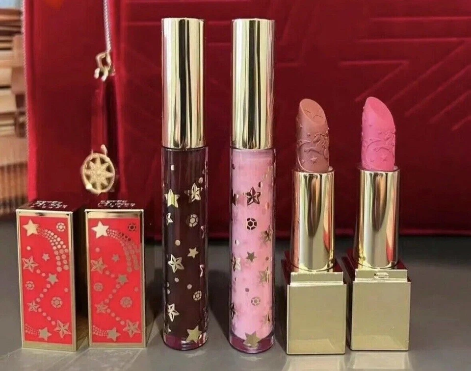 Estee Lauder 2023 Celestial Glam Eyeshadow Palette + 2 Lipstick + 2 Shine Gloss - Image 2 of 4