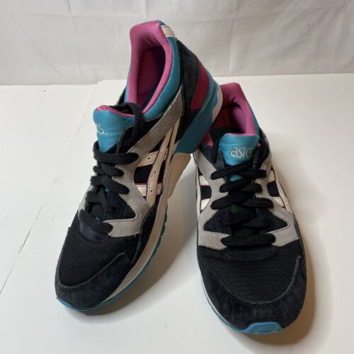 Asics Running Shoes Womens Sz 9.5 Blue Pink White Black f461214 - Picture 1 of 5