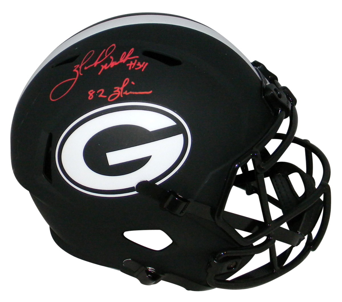 HERSCHEL WALKER SIGNED GEORGIA BULLDOGS FULL SIZE ECLIPSE HELMET W
