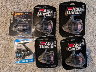 Fishing Reel Abu Garcia, Lew's, Shimano, A lot for sale, Read plz