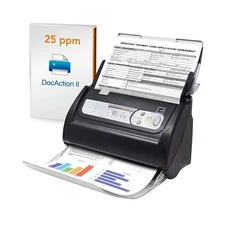 Plustek PS186 Desktop Document Scanner, with 50-pages Auto Document Feeder (A...