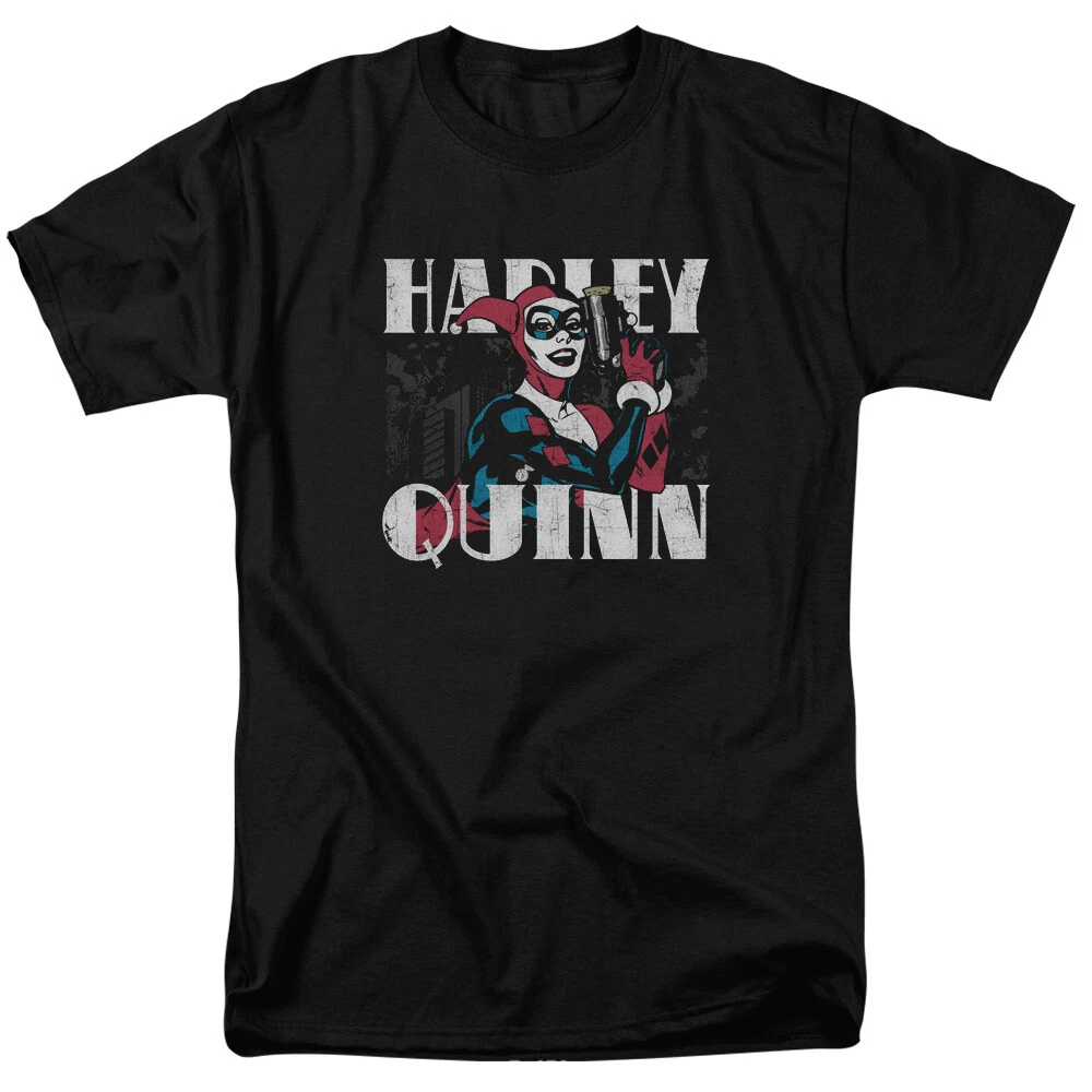 Batman Harley Quinn Bold DC Comics Licensed Adult T-Shirt