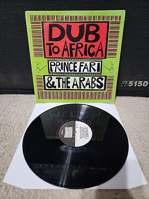 Prince Far I & The Arabs Dub To Africa Lp Vinyl OG 1995 1st UK Press VG+/VG Wax