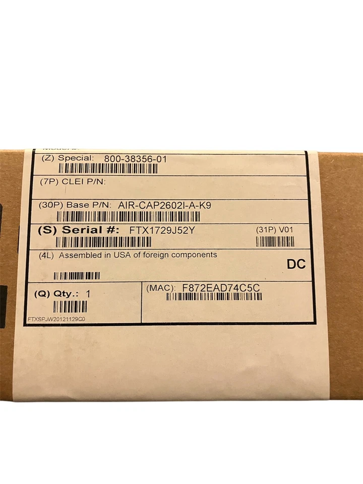 Cisco Wireless Access Point (AIR-CAP2602I-A-K9) AIRONET 2600 New In Box - Image 4 of 4